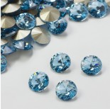 Zdjęcie - Swarovski rivoli stone aquamarine 8mm